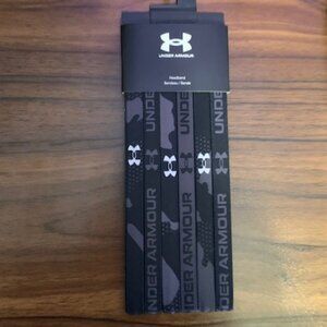 NEW Under Armour Womens 6 Pack Logo Headbands
